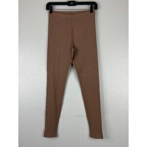 Zenana Premium Women Small Brown Leggings Casual Workout